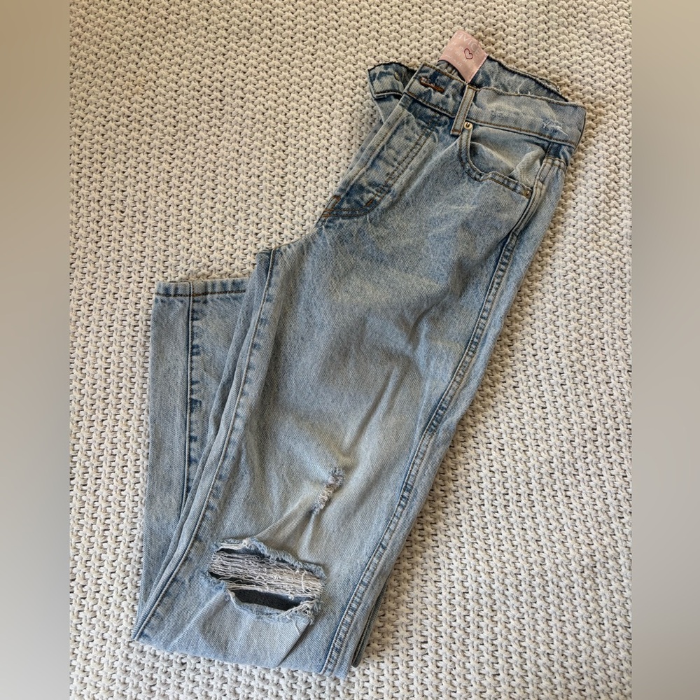 REVICE Light Blue Distressed Jeans